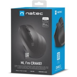 Mysz komputerowa Natec Crake 2 czarny 2400dpi