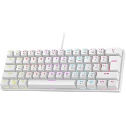 Klawiatura przewodowa Rampage PLOWER K60 biały