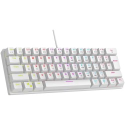Klawiatura przewodowa Rampage PLOWER K60 biały