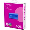 Adata Dysk zewnętrzny SSD SE880 500GB USB3.2A/C Gen2x2 Niebieski