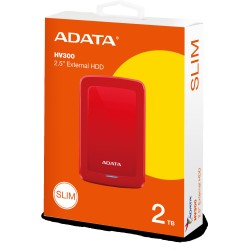 DYSK ZEWNĘTRZNY ADATA DashDrive HV300 2TB 2.5 USB3.1 Czerwony