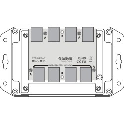 4-kanałowy moduł ogranicznika przepięć sieci LAN Gigabit Ethernet EWIMAR PTF-64-EXT/PoE