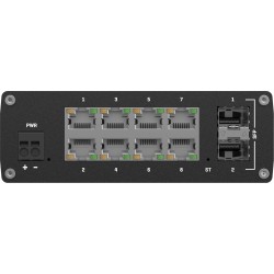 Teltonika TSW212 switch przemysłowy zarządzalny 8xGE 2xSFP (TSW212000000) DIN