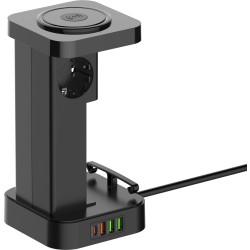 Stacja zasilająca Newell GaN Power Cube 8w1 z ładowarką indukcyjną