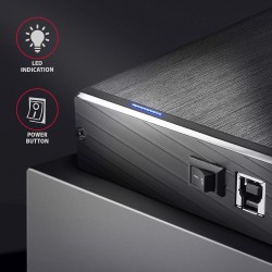 Obudowa zewnętrzna AXAGON EE35-XA3  aluminiowa, USB 3.2 Gen 1 SATA 3G 3.5"