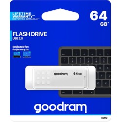 Pendrive Goodram UME2 64GB USB 2.0 Biały