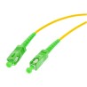 PATCHCORD ŚWIATŁOWODOWY SM 1M SIMPLEX 9/125, SC/APC-SC/APC 3MM