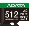 Adata Karta pamięci microSD Speed Plus 512GB UHS1 U3 V30 A2 180/160 MB/s