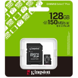 Karta pamięci microSD 128GB Kingston Canvas Select Plus microSDXC C10 UHS-1 128GB