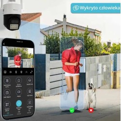 Kamera IP ORLLO Z17 Ultra 4K zewnętrzna obrotowa GSM na kartę SIM