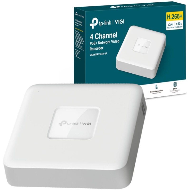 REJESTRATOR TP-LINK VIGI NVR1104H-4P REJESTRATOR TP-LINK VIGI NVR1104H-4P