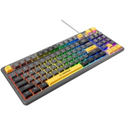 Klawiatura przewodowa Rampage CYCLONE KNOB RGB 90%