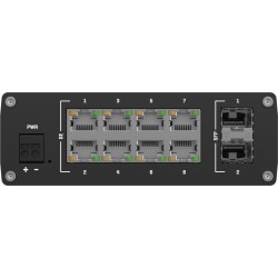 Teltonika TSW210 switch przemysłowy 8xGE 2xSFP PoE+ (TSW210000040) DIN