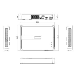 Rejestrator IP Hilook 8 kanałowy 4MP NVR-8CH-H/8P PoE z dyskiem 2TB