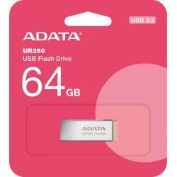 Adata Pendrive UR350 64GB USB3.2 Gen2 Metal brązowy