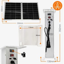 Kamera IP ORLLO Z10 WiFi POE z panelem fotowoltaicznym SM6030 PRO