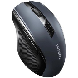 Mysz optyczna Ugreen MU006 bezprzewodowa USB 2.4GHz / Bluetooth 5.0 4000 DPI - czarna