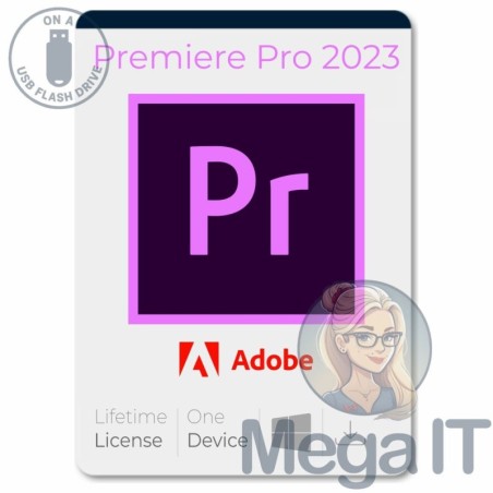 Premiere Pro 2023 -  Licencja Wieczysta (LifeTime) - Windows - Użytkownik Indywidualny - BOX (USB)