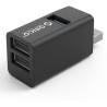 Orico Hub USB 5Gbps mini 3xUSB-A aluminium