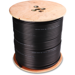 PRZEWÓD KONCENTRYCZNY NS100 TRI ŻELOWANY CZARNY - szpula 300m