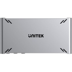 Przełącznik KVM Unitek USB-C 10Gbps z HDMI i transferem plików między systemami