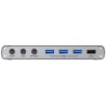 Przełącznik KVM Unitek USB-C 10Gbps z HDMI i transferem plików między systemami Przełącznik KVM Unitek USB-C 10Gbps z HDMI i transferem plików między systemami