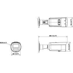Kamera IP Hikvision DS-2CD2T83G2-LIS2U/SL 2.8mm PL