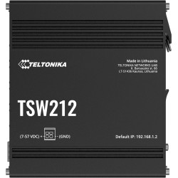 Teltonika TSW212 switch przemysłowy zarządzalny 8xGE 2xSFP (TSW212000000) DIN