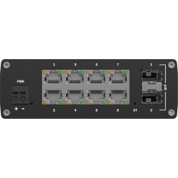 Teltonika TSW212 switch przemysłowy zarządzalny 8xGE 2xSFP (TSW212000000) DIN