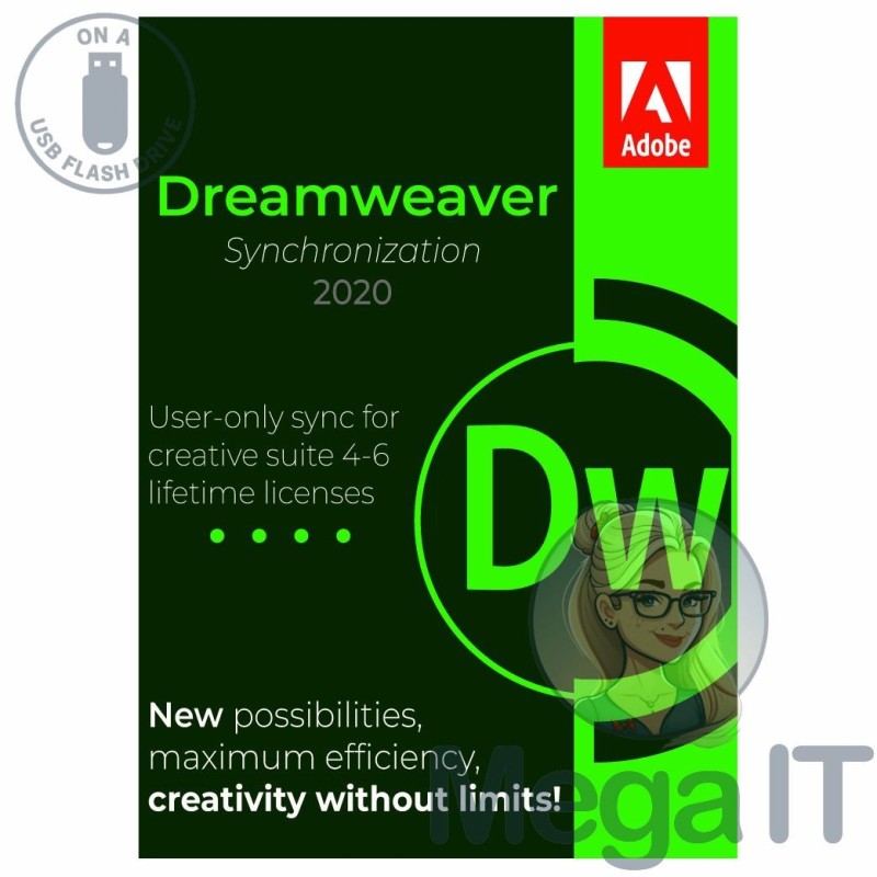 Synchronizacja Dreamweaver 2020 - Licencja Wieczysta (LifeTime) - Windows - Użytkownik Indywidualny - BOX (USB) Synchronizacja Dreamweaver 2020 - Licencja Wieczysta (LifeTime) - Windows - Użytkownik Indywidualny - BOX (USB)