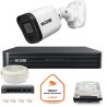 Zestaw monitoringu IP BCS Basic 1x Kamera BCS-B-TIP15FR3(2.0) Rejestrator z dyskiem