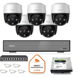Zestaw monitoringu Imou 5x kamera Cruiser 4MP POE