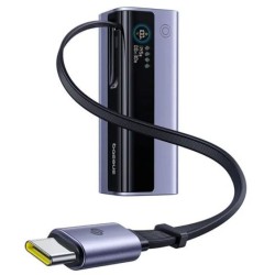 Powerbank Baseus EnerGeek GR11 20000 mAh 145 W USB-A 2x USB-C szary ze zwijanym kablem USB-C