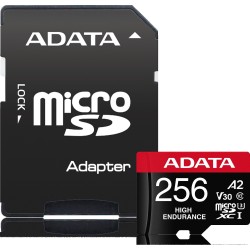 Adata Karta microSD High Endurance 256GB UHS1 U3 V30 A2 100/85MB/s + Adapter