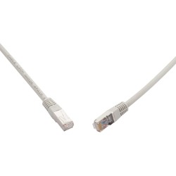 PATCHCORD SKRĘTKA SOLARIX CAT.6A SFTP 2m szary