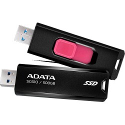 Dysk zewnętrzny SSD Adata SC610 500GB USB3.2A czarny