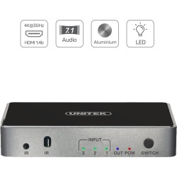 Unitek Przełącznik sygnału HDMI 1.4b 3 IN-1 OUT 4K