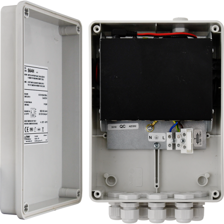 Switch 6-portowy S64H z zasilaczem do 4 kamer IP w obudowie hermetycznej