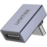 Unitek Adapter USB-C na USB-C kątowy 40Gbps 240W