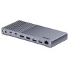 Unitek Potrójna stacja dokująca USB4 40Gb/s,zasilacz 120W