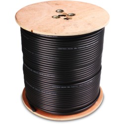 PRZEWÓD KONCENTRYCZNY NS100 TRI ŻELOWANY CZARNY - szpula 300m
