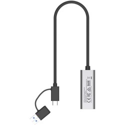 Unitek Hybrydowy adapter USB-C/USB-A do sieci