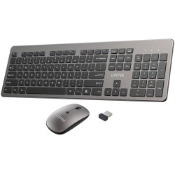 Zestaw bezprzewodowy Unitek SlimDuo 2.4Ghz