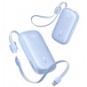 Powerbank Baseus EnerFill FC21 20000 mAh 22,5 W USB-A USB-C niebieski z odłączanym kablem Lightning