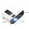 Mini Projektor Zenwire E500s WiFi Full HD 7500lm Mini Projektor Zenwire E500s WiFi Full HD 7500lm