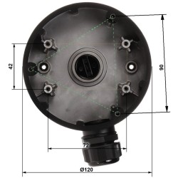 UCHWYT KAMERY STG-1280ZJ-DM46(BLACK)