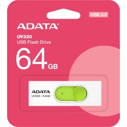 Adata Pendrive UV320 64GB USB 3.2 Gen1 Biały
