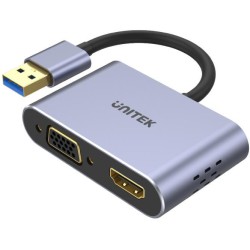 Unitek V1304A adapter USB na HDMI VGA przejściówka