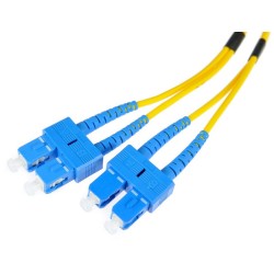 PATCHCORD ŚWIATŁOWODOWY SM SC/UPC-SC/UPC DUPLEX 1m