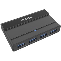 Unitek Przełącznik KVM 4x USB-A 5Gbps aktywny H1310A